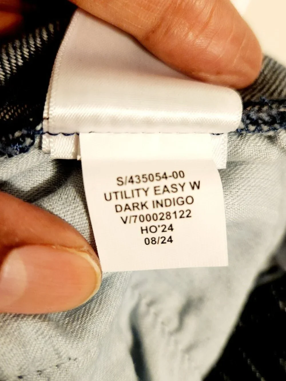 GAP | Women's High Rise Dark Indigo Easy Utility Jeans (Size XXL)